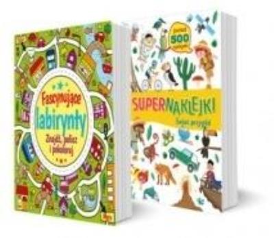 Okładka książki Pakiet: Fascynujące labirynty/Supernaklejki...