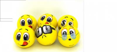 Opakowanie Piłka uśmiech 12cm