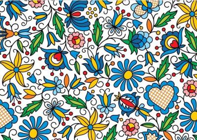 Opakowanie Pocztówka - Nr.9 Kaszubska spad FOLKSTAR