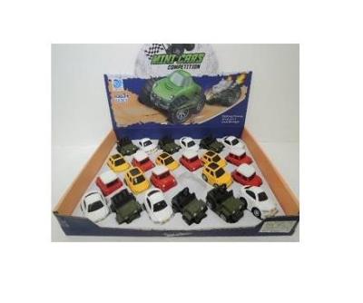 Opakowanie Pojazdy metalowe pull back różne rodzaje