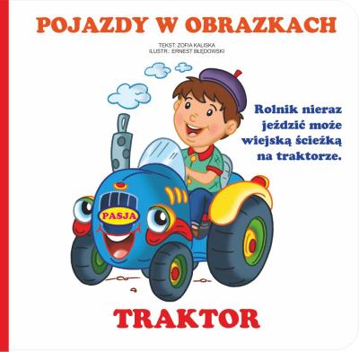 Pojazdy w obrazkach. Autor: Kaliska Zofia. SmakLiter.pl Okładka książki Pojazdy w obrazkach