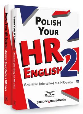 Opakowanie Polish Your HR English.Angielski (nie tylko ) dla HR-owca cz.1 i 2
