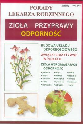 Porady lek. rodzinnego. Zioła, przyprawy... Nr.118. Autor: Anna Kubanowska. SmakLiter.pl Okładka książki Porady lek. rodzinnego. Zioła, przyprawy... Nr.118