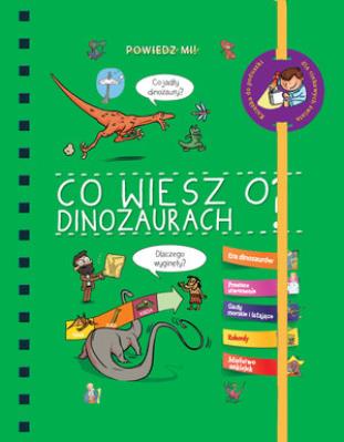 Okładka książki Powiedz mi! Czy wiesz o dinozaurach?