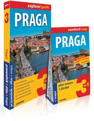 Praga explore! guide. Autor: Katarzyna Byrtek. SmakLiter.pl Okładka książki Praga explore! guide