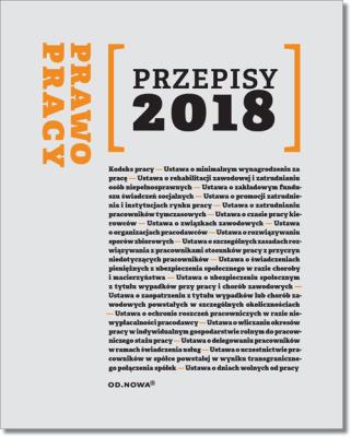 Okładka książki Prawo pracy Przepisy 2018