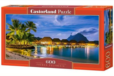 Puzzle 600 el.:French Polynesia  / B-060320. Autor: Castor. SmakLiter.pl Okładka książki Puzzle 600 el.:French Polynesia  / B-060320