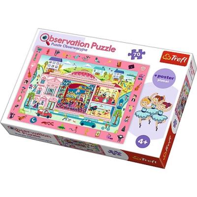 Opakowanie Puzzle 70 ''Obserwacyjne'' Odwiedzamy operę TREFL