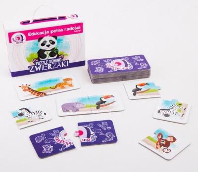 Opakowanie Puzzle domino - Zwierzaki