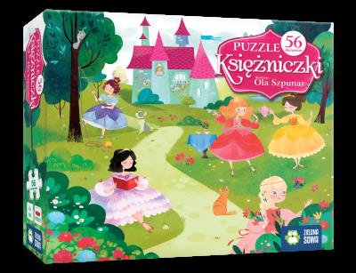 Opakowanie Puzzle - Księżniczki (56 elementów) 