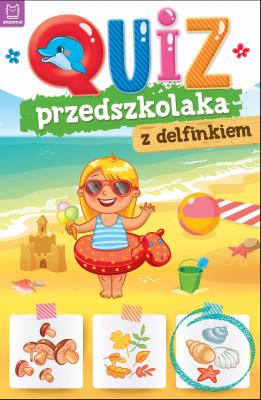 Okładka książki Quiz przedszkolaka z delfinkiem