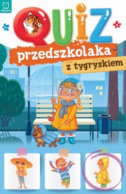 Okładka książki Quiz przedszkolaka z tygryskiem