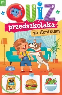 Okładka książki Quiz przedszkolaka ze słonikiem