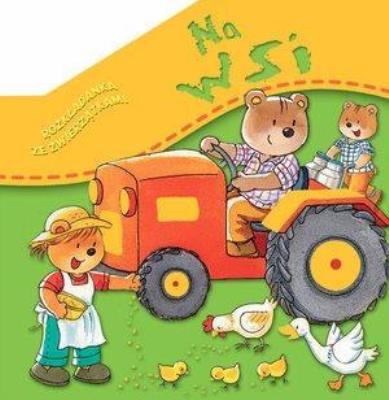 Okładka książki Rozkładanka ze zwierzątkami. Na wsi