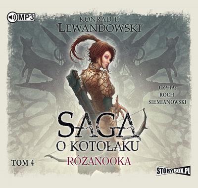 Okładka książki Saga o kotołaku Tom 4 Różanooka - Audiobook