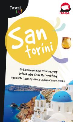 Santorini.Pascal Lajt. Autor: Wiesława Rusin. SmakLiter.pl Okładka książki Santorini.Pascal Lajt