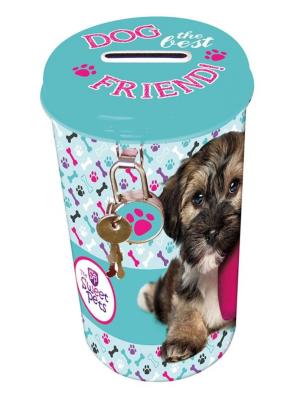 Okładka książki Skarbonka metalowa - pies The Sweet Pets