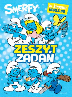 Smerfy. Zeszyt zadań. Autor: Paulina Kaniewska. SmakLiter.pl Okładka książki Smerfy. Zeszyt zadań