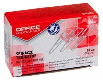 Spinacze biurowe 28mm trójkątne 100 sztuk. Wydawca: PBS Connect Polska. SmakLiter.pl Opakowanie Spinacze biurowe 28mm trójkątne 100 sztuk