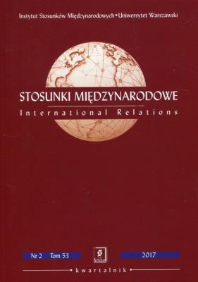 Opakowanie Stosunki Międzynarodowe nr 2 Tom 53 2017
