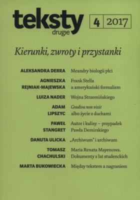 Opakowanie Teksty drugie 4/2017