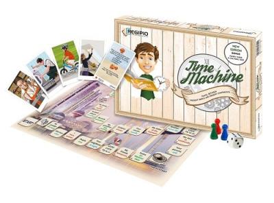 TIME MACHINE Travel Between Present Simple and Present Continuous. Autor: REGIPIO. SmakLiter.pl Okładka książki TIME MACHINE Travel Between Present Simple and Present Continuous