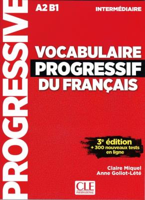 Okładka książki Vocabulaire progressif intermediare livre +CD3ed A2 B1