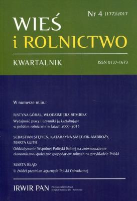 Opakowanie Wieś i rolnictwo 2017/4