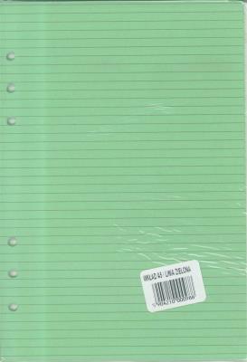 Opakowanie Wkład do organizera A5 Linia zielona ANTRA