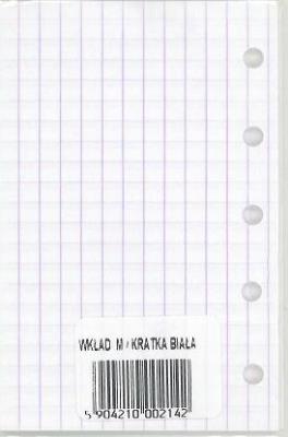 Opakowanie Wkład do organizera M Kratka biała ANTRA