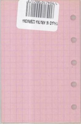 Opakowanie Wkład do organizera M Kratka czerwona ANTRA