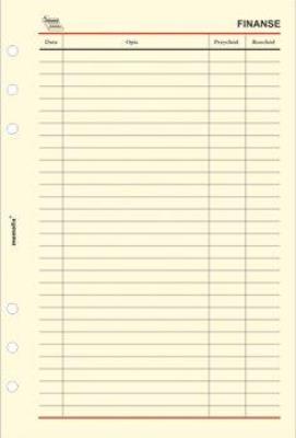 Opakowanie Wkład do organizera ST Finanse ANTRA