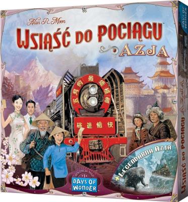 Opakowanie Wsiąść do pociągu: Kolekcje map - Azja REBEL