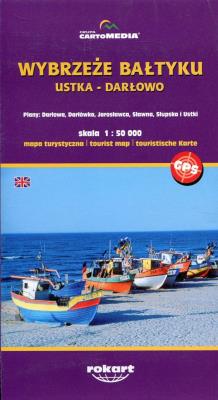 Opakowanie Wybrzeże Bałtyku Ustka Darłowo mapa turystyczna 1:50 000