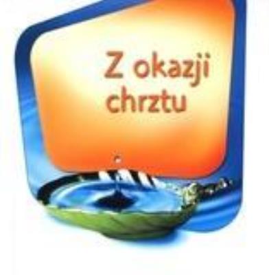 Okładka książki Z okazji chrztu świętego - Bursztynowa 10