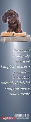 Opakowanie Zakładka do książki- Nie można cofnąć się w czasie