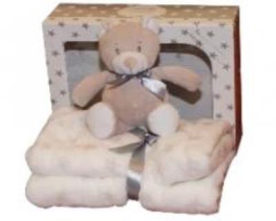 Opakowanie Zestaw New Baby, Kocyk + maskotka