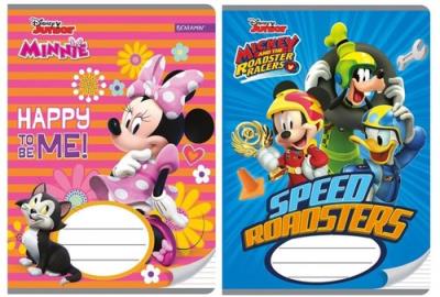 Opakowanie Zeszyt A5 w trzy linie 16 kartek - Minnie&Mickey 10 sztuk