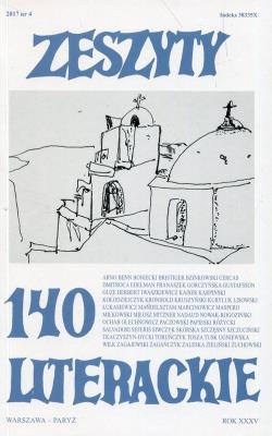 Zeszyty literackie 140/4/2017. Wydawca: Fundacja Zeszytów Literackich. SmakLiter.pl Opakowanie Zeszyty literackie 140/4/2017