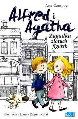 Okładka książki Alfred i Agatha. Zagadka złotych figurek