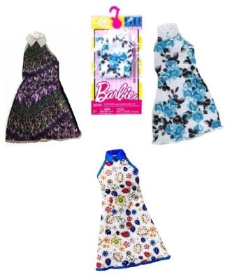 Opakowanie Barbie. Modne sukienki, różne rodzaje