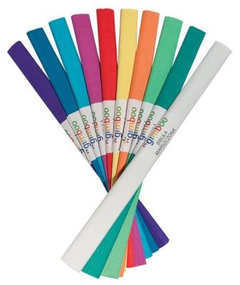 Opakowanie Bibuła marszczona w rolce mix kolorów 170 sztuk