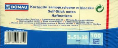 Opakowanie Bloczek samoprzylepny Donau 3x51x38 mm