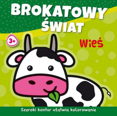 Brokatowy świat. Wieś. Autor: Cybal-Michalska Agnieszka. SmakLiter.pl Okładka książki Brokatowy świat. Wieś