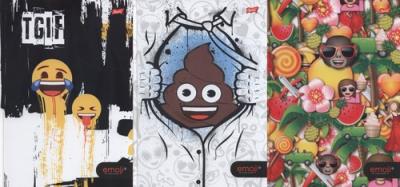 Opakowanie Brulion A4/96# Emoji QR-2302 opr.tw. z marginesem