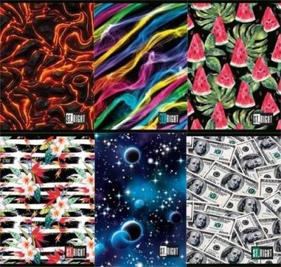 Opakowanie Brulion B5 w kratkę 160 kartek 5 sztuk mix