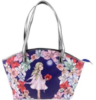 Opakowanie Curved Shopper Bag - Midnight Garden