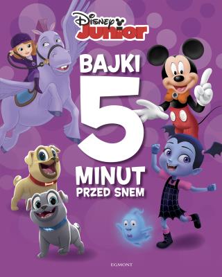 Okładka książki Disney Junior. Bajki 5 minut przed snem