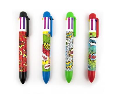 Długopis mechaniczny Komiks różne wzory. Wydawca: Kolorowe Baloniki. SmakLiter.pl Opakowanie Długopis mechaniczny Komiks różne wzory