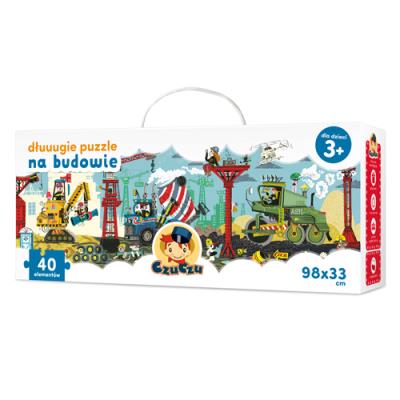Opakowanie Dłuuugie puzzle Na budowie